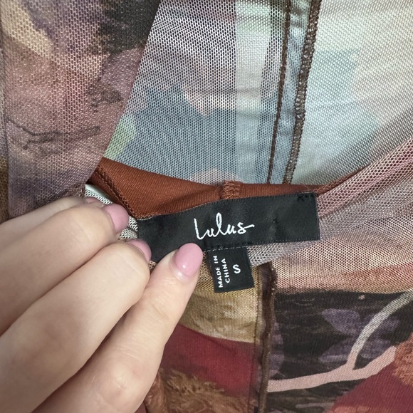 Lulu's Multicolor Patchwork Dress - Picture 5 of 6